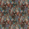 blue animal printed fabric from Beaumont Textiles