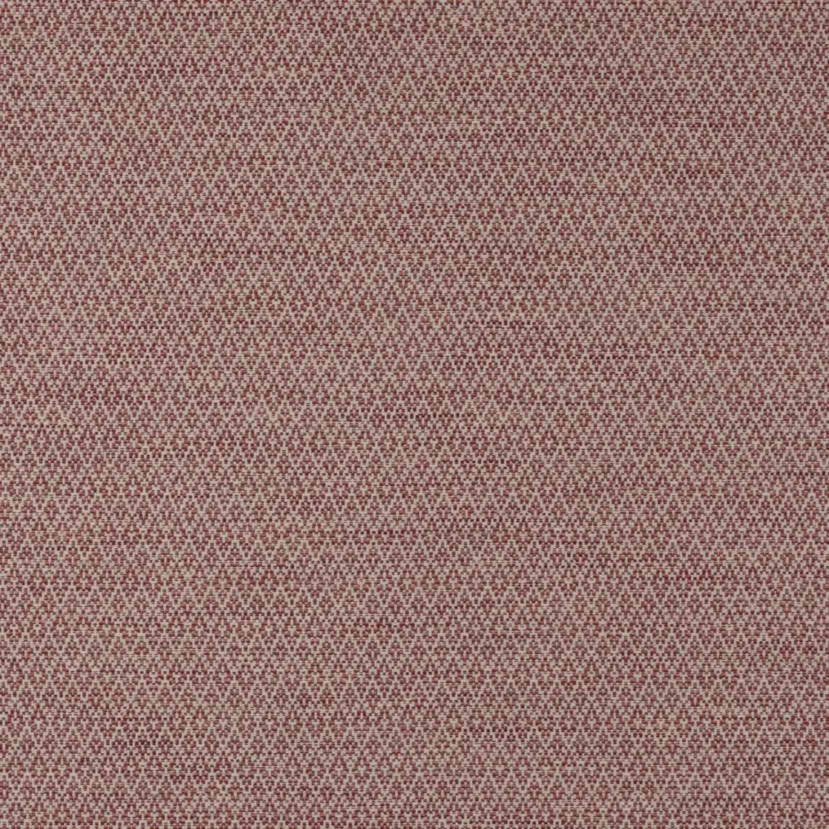 Taplow Fabric - Red by red geometric woven fabric from Jane Churchill