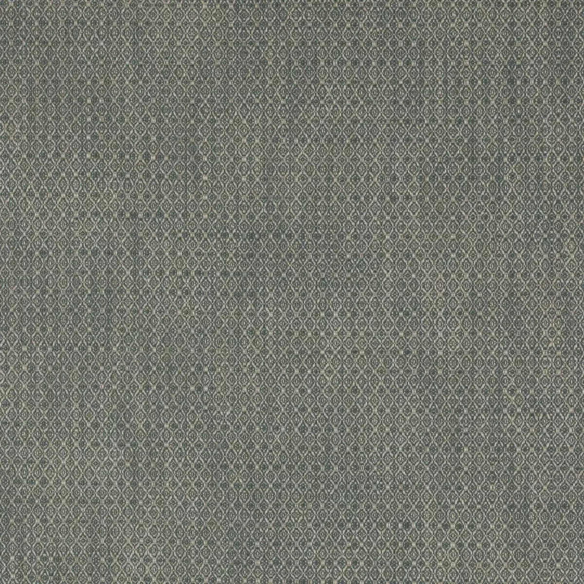 Macy Fabric - Teal by green geometric woven fabric from Jane Churchill