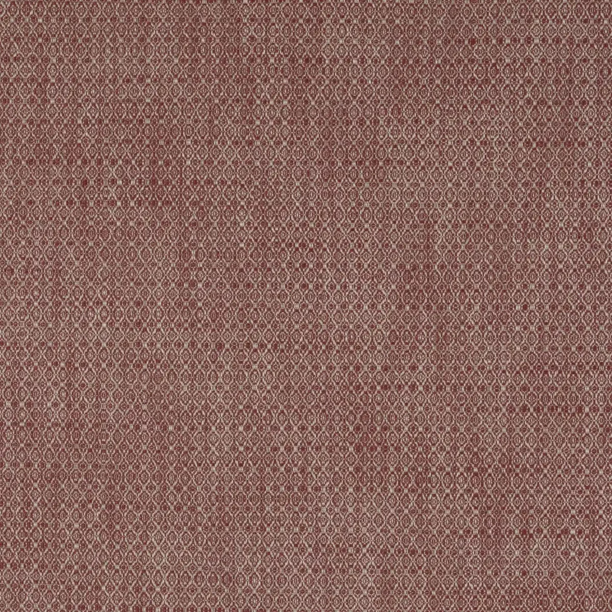 Macy Fabric - Red by red geometric woven fabric from Jane Churchill