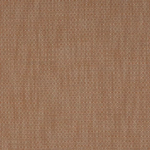orange geometric woven fabric from Jane Churchill
