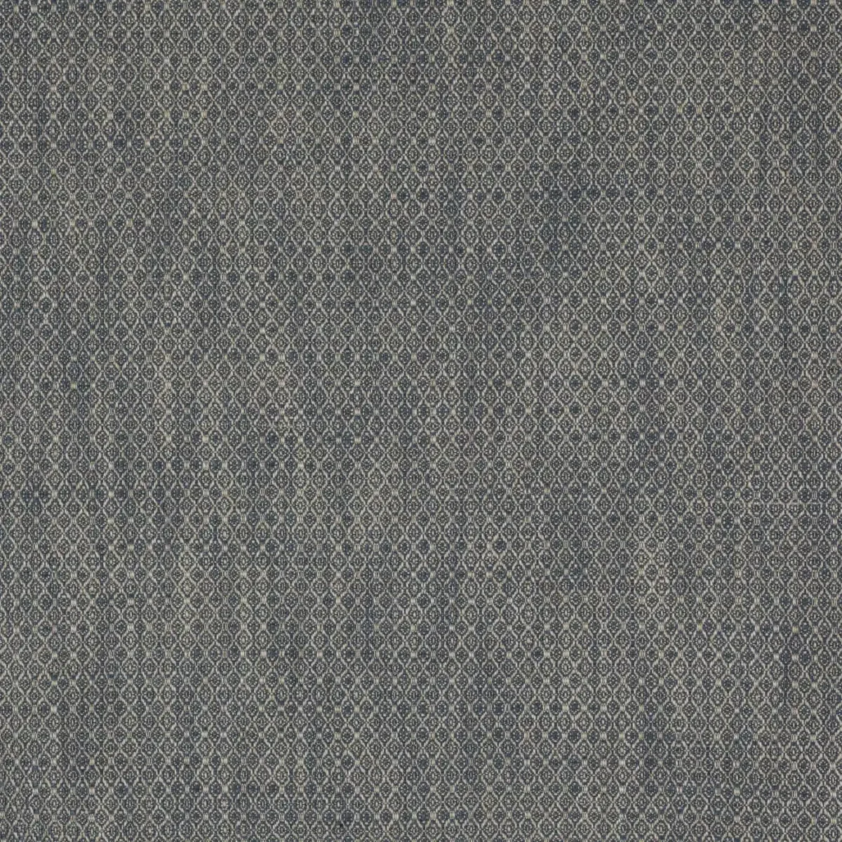 Macy Fabric - Blue by blue geometric woven fabric from Jane Churchill