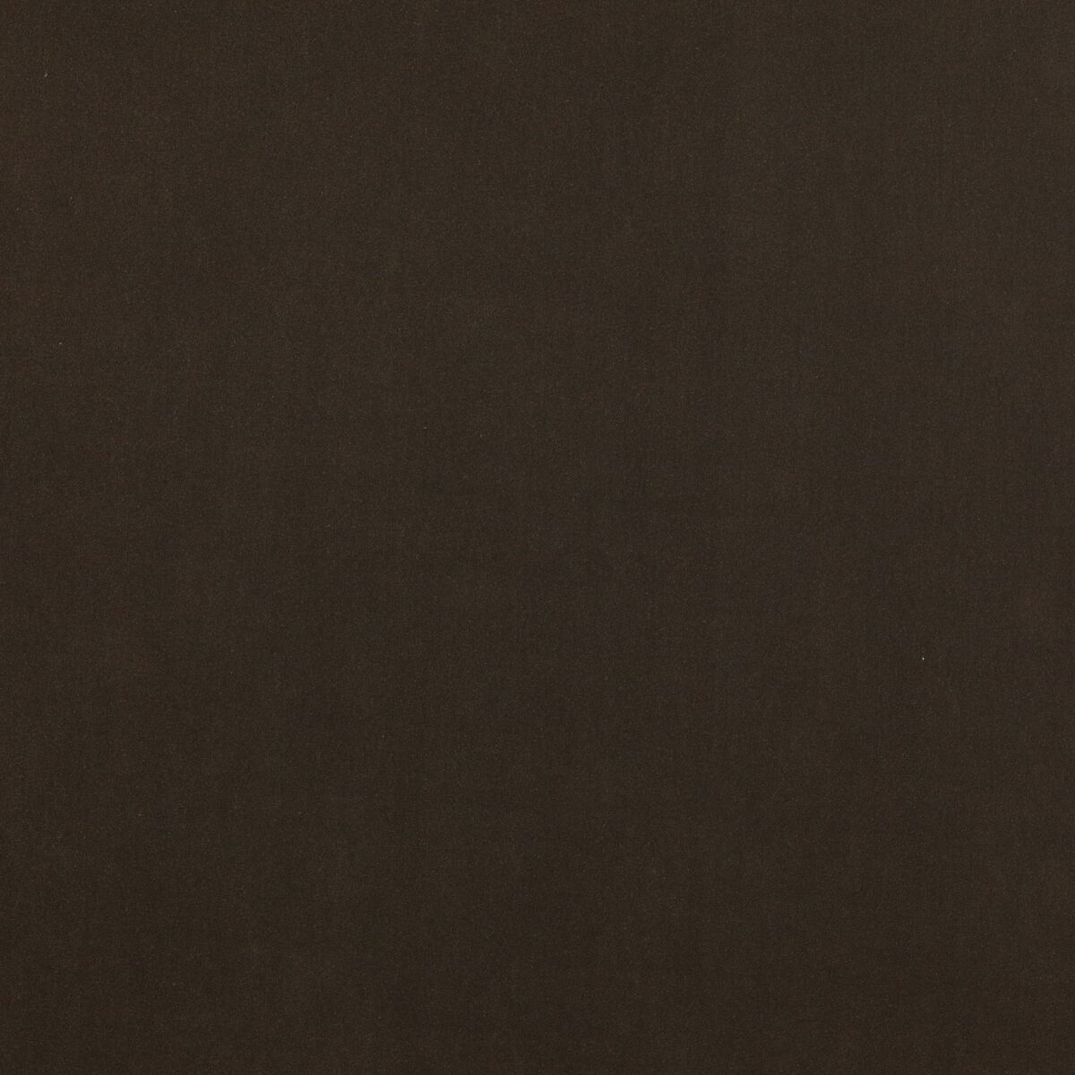 Emile Fabric - Chocolate by brown plain velvet-chenille fabric from Jane Churchill