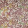 multicolour botanical embroideried fabric from Jane Churchill