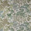 green botanical embroideried fabric from Jane Churchill