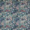 blue botanical cotton fabric from Jane Churchill