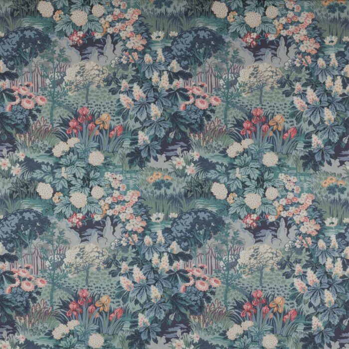 Greenway Fabric - Blue swatch