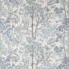 blue botanical cotton fabric from Jane Churchill