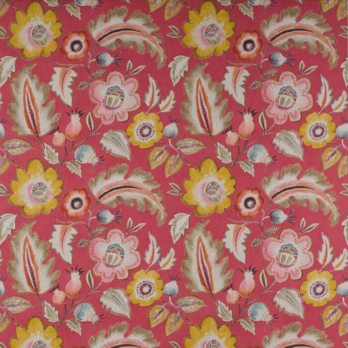 Piper Fabric - Red swatch