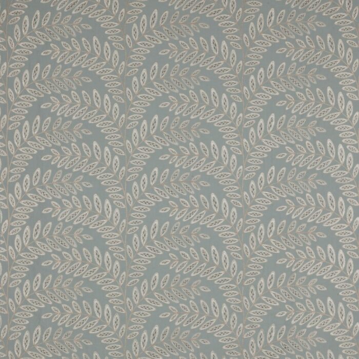 Bryony Fabric - Aqua swatch