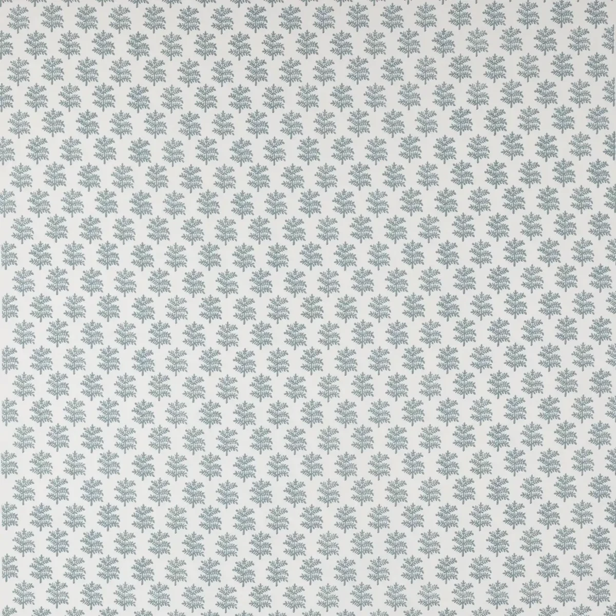 Rowan Fabric - Slate Blue by blue botanical cotton fabric from Jane Churchill