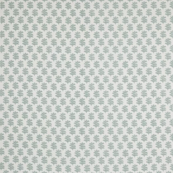 blue botanical cotton fabric from Jane Churchill