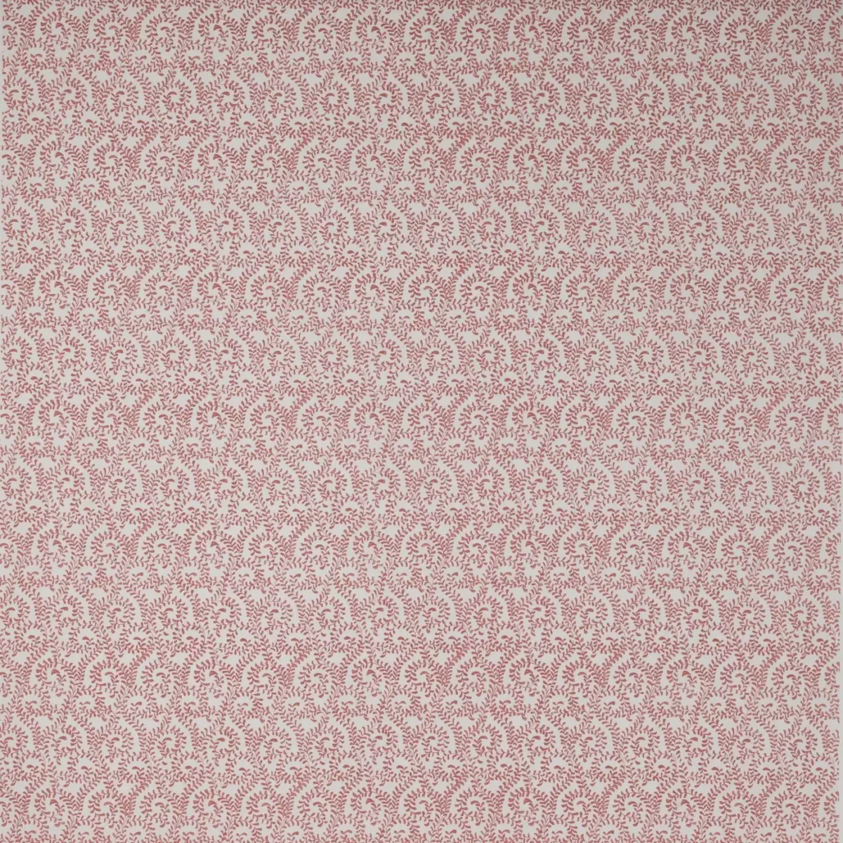 Millie Fabric - Red by red botanical cotton fabric from Jane Churchill