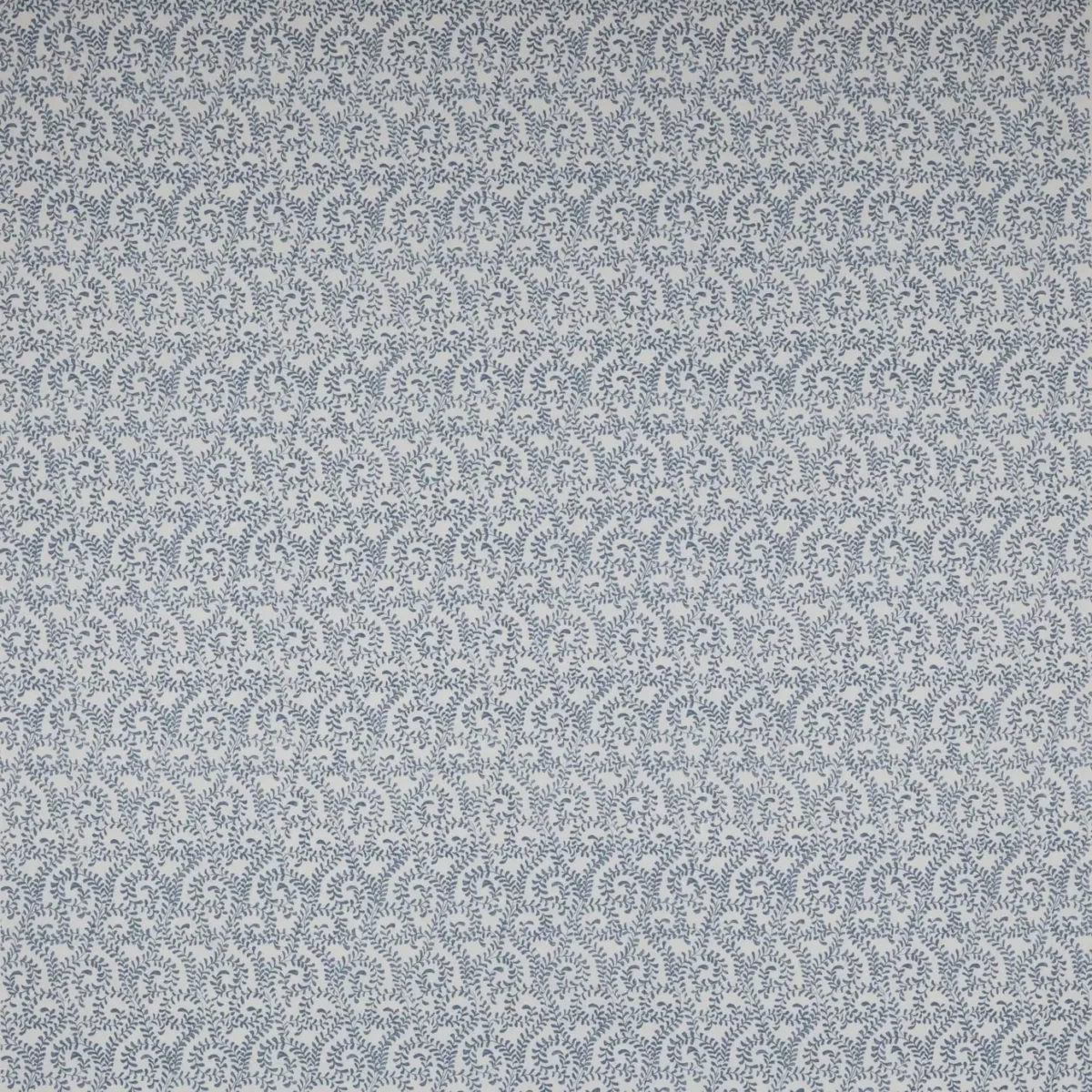 Millie Fabric - Blue by blue botanical cotton fabric from Jane Churchill