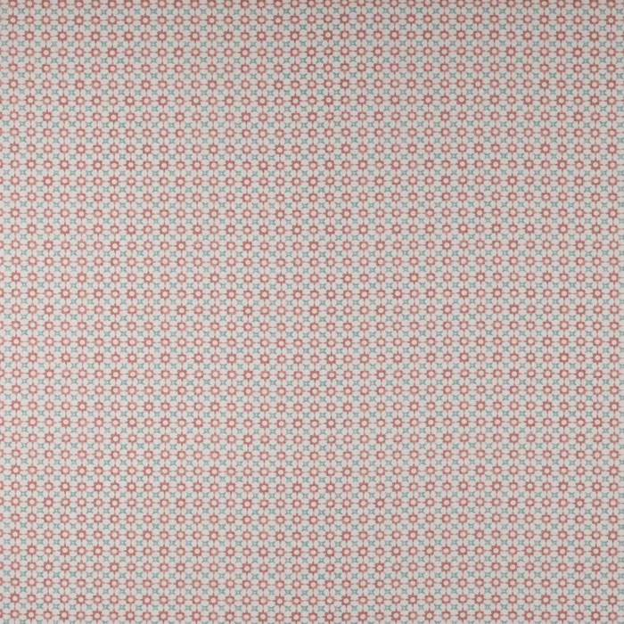 Tassi Fabric - Red / Aqua swatch