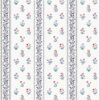 blue botanical linen fabric from Nina Campbell