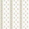 green botanical linen fabric from Nina Campbell