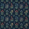 blue botanical printed fabric from Nina Campbell
