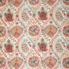 red botanical linen fabric from Nina Campbell