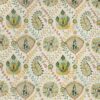 green botanical linen fabric from Nina Campbell