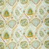 green botanical linen fabric from Nina Campbell