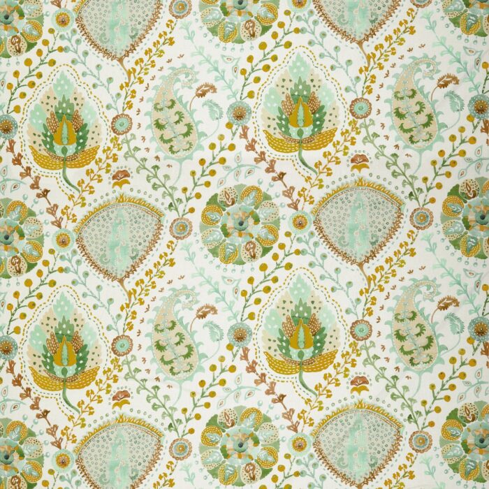 Majorelle Fabric - Sage /  Taupe – Sage / Taupe swatch