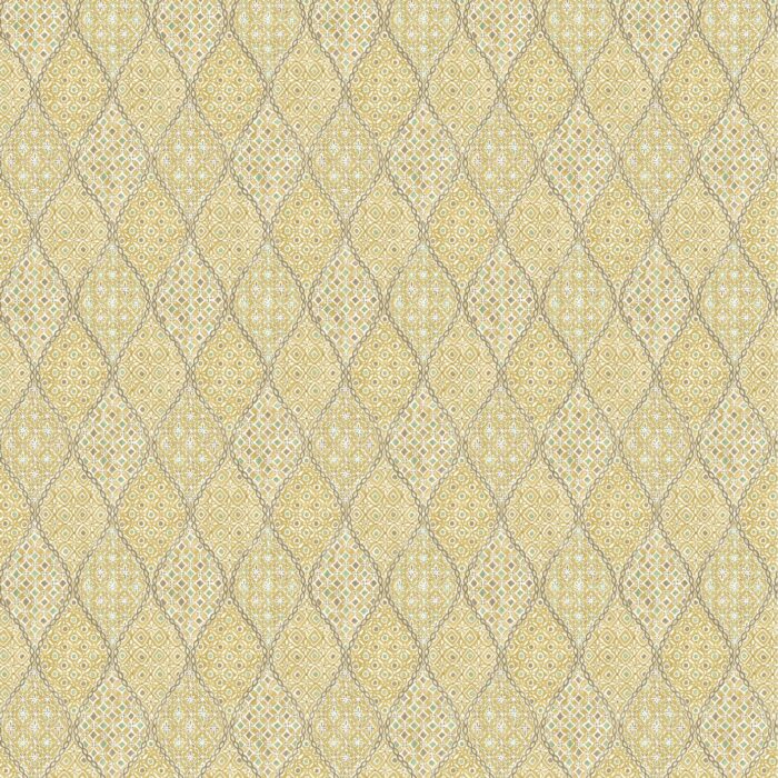 Coudreau Fabric - Ochre /  Green – Ochre / Green swatch