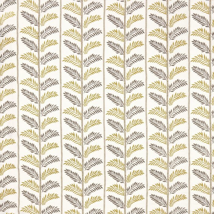 Plumier Fabric - Ochre /  Chocolate – Ochre / Chocolate swatch