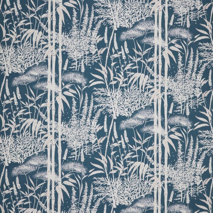 Poiteau Fabric - Indigo swatch