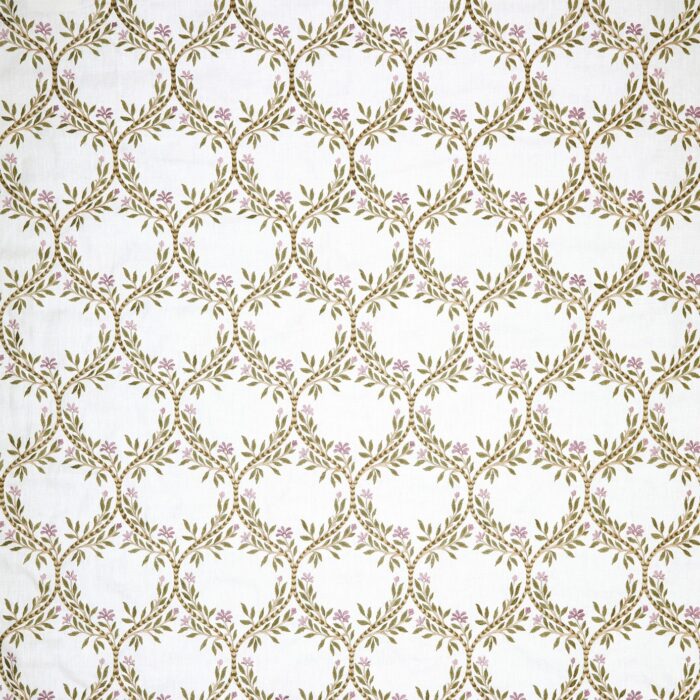 Arber Fabric - Sage / Lilac swatch