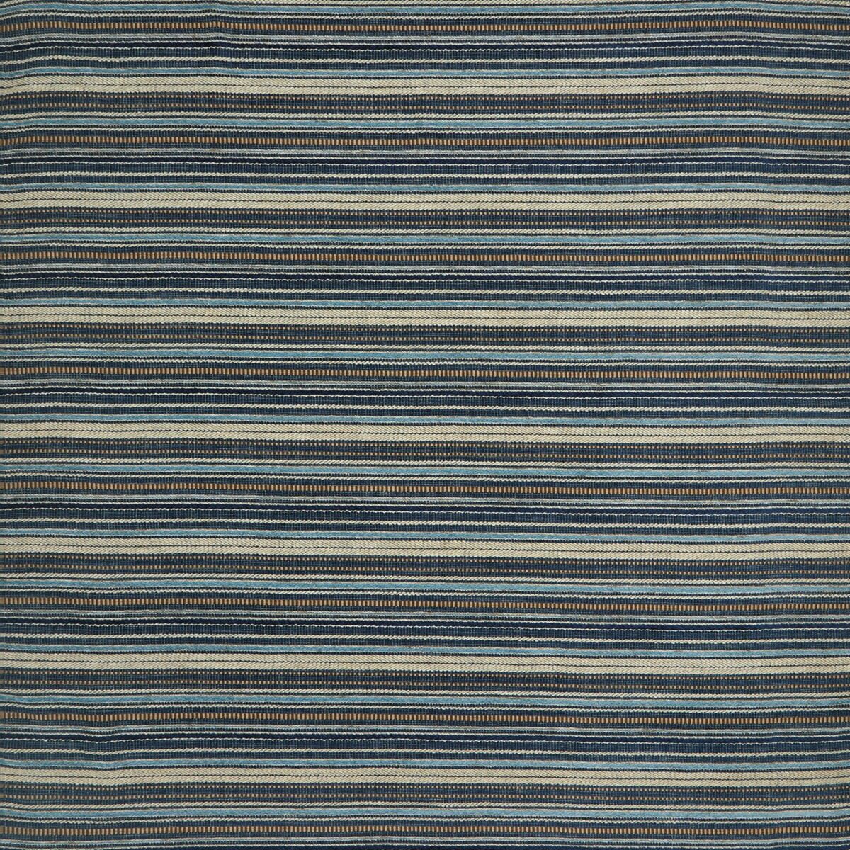 blue striped velvet-chenille fabric from Nina Campbell