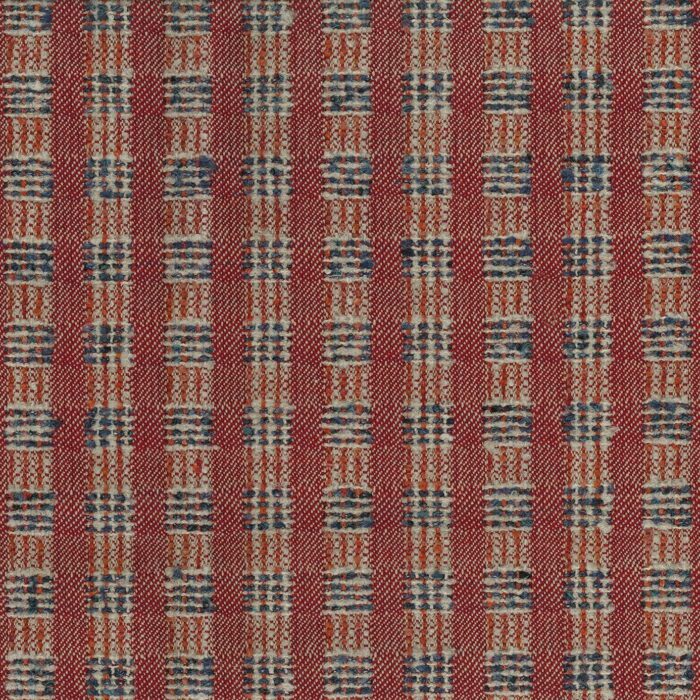 Aublet Fabric - Red / Blue swatch