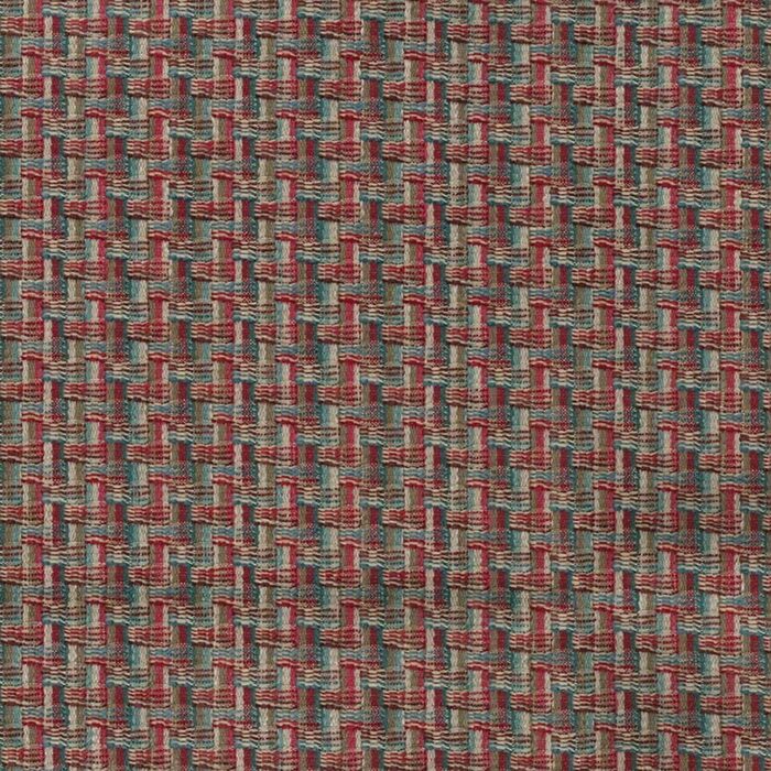 Garadi Fabric - Red / Teal swatch