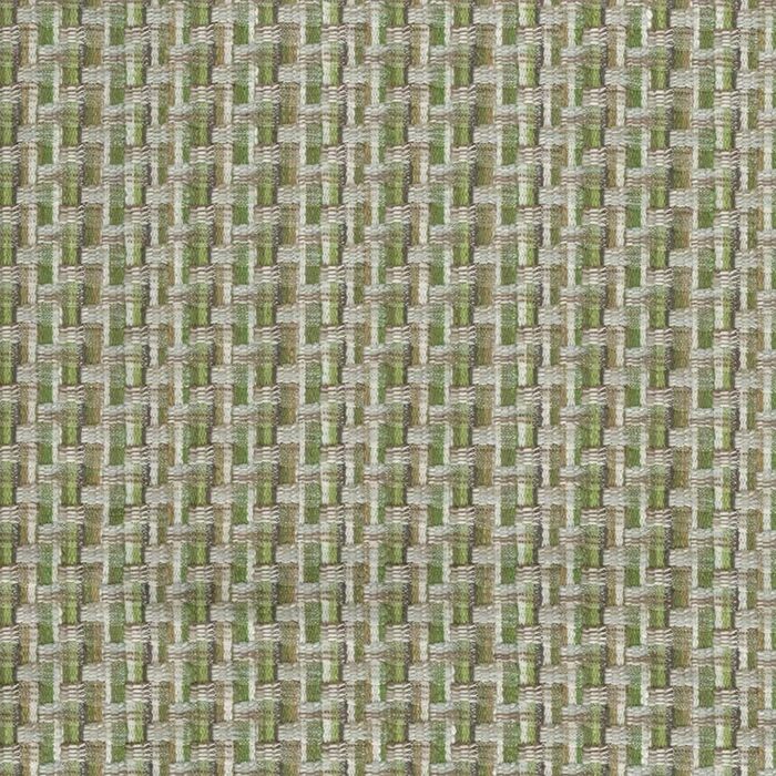 Garadi Fabric - Green / Taupe swatch
