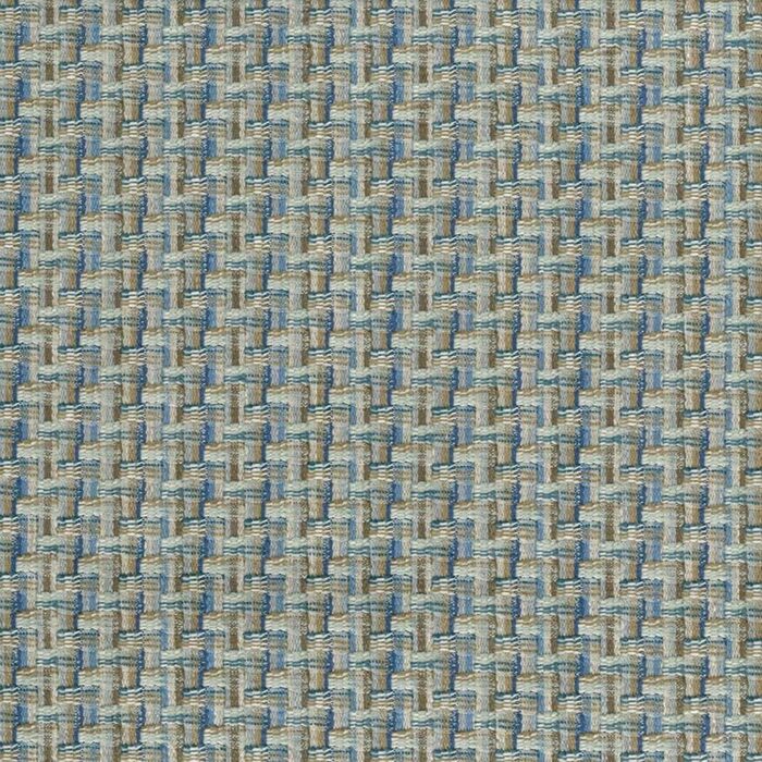 Garadi Fabric - Blue / Beige swatch