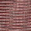 red geometric velvet-chenille fabric from Nina Campbell
