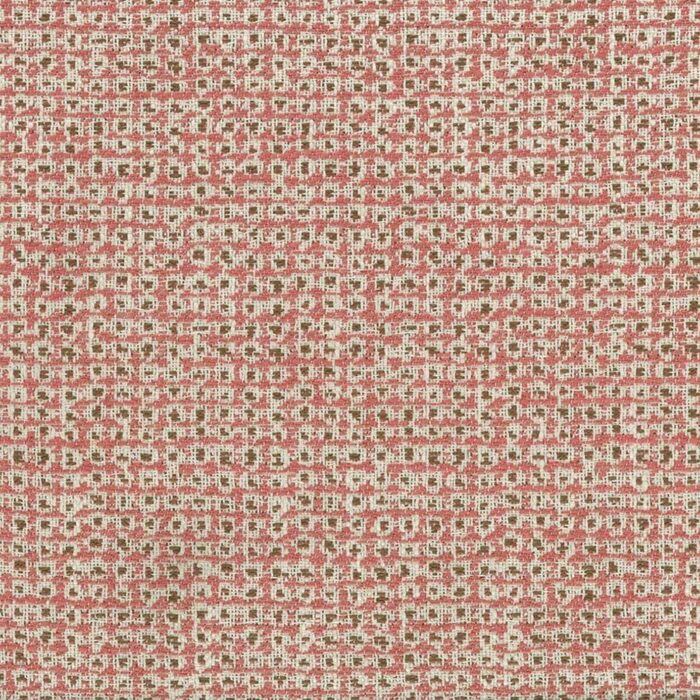 Lavani Fabric - Coral /  Chocolate – Coral / Chocolate swatch
