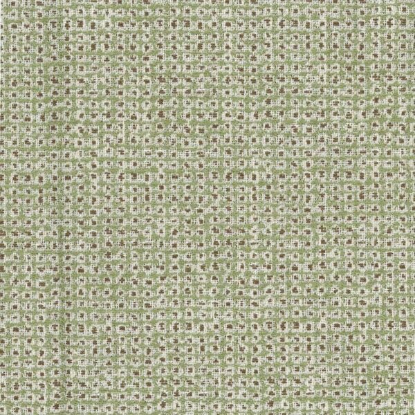 Lavani Fabric - Sage / Taupe by green geometric woven fabric from Nina Campbell