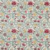 red botanical embroideried fabric from Nina Campbell