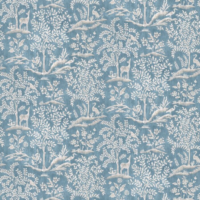 Foret Fabric - Blue swatch