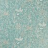 blue botanical embroideried fabric from Nina Campbell