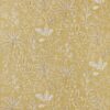 yellow botanical embroideried fabric from Nina Campbell