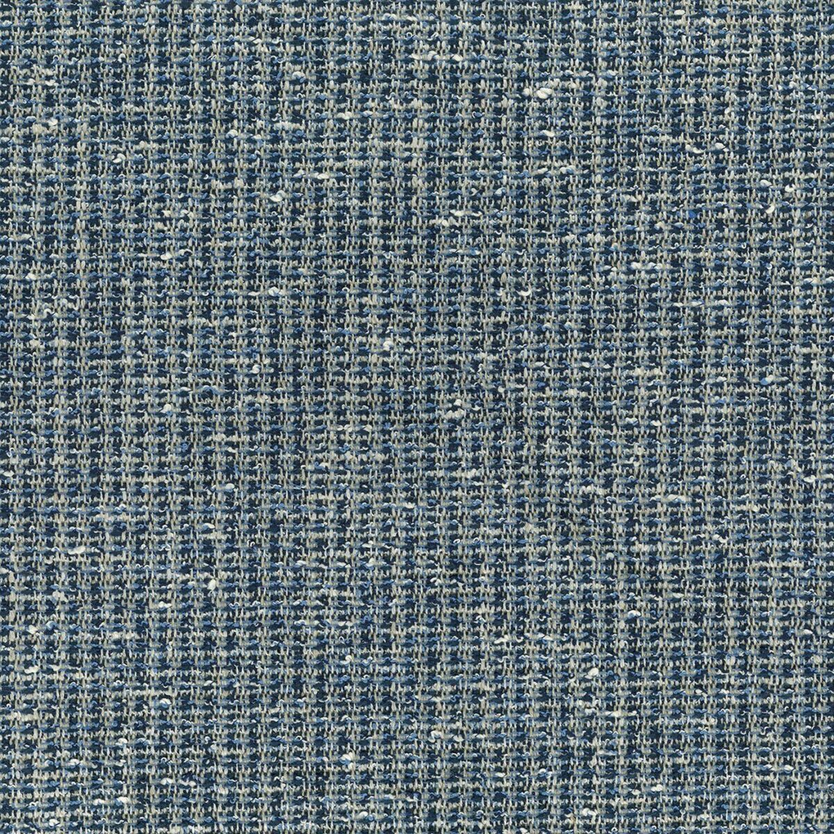 Bulet Fabric - Blue by blue plain woven fabric from Nina Campbell