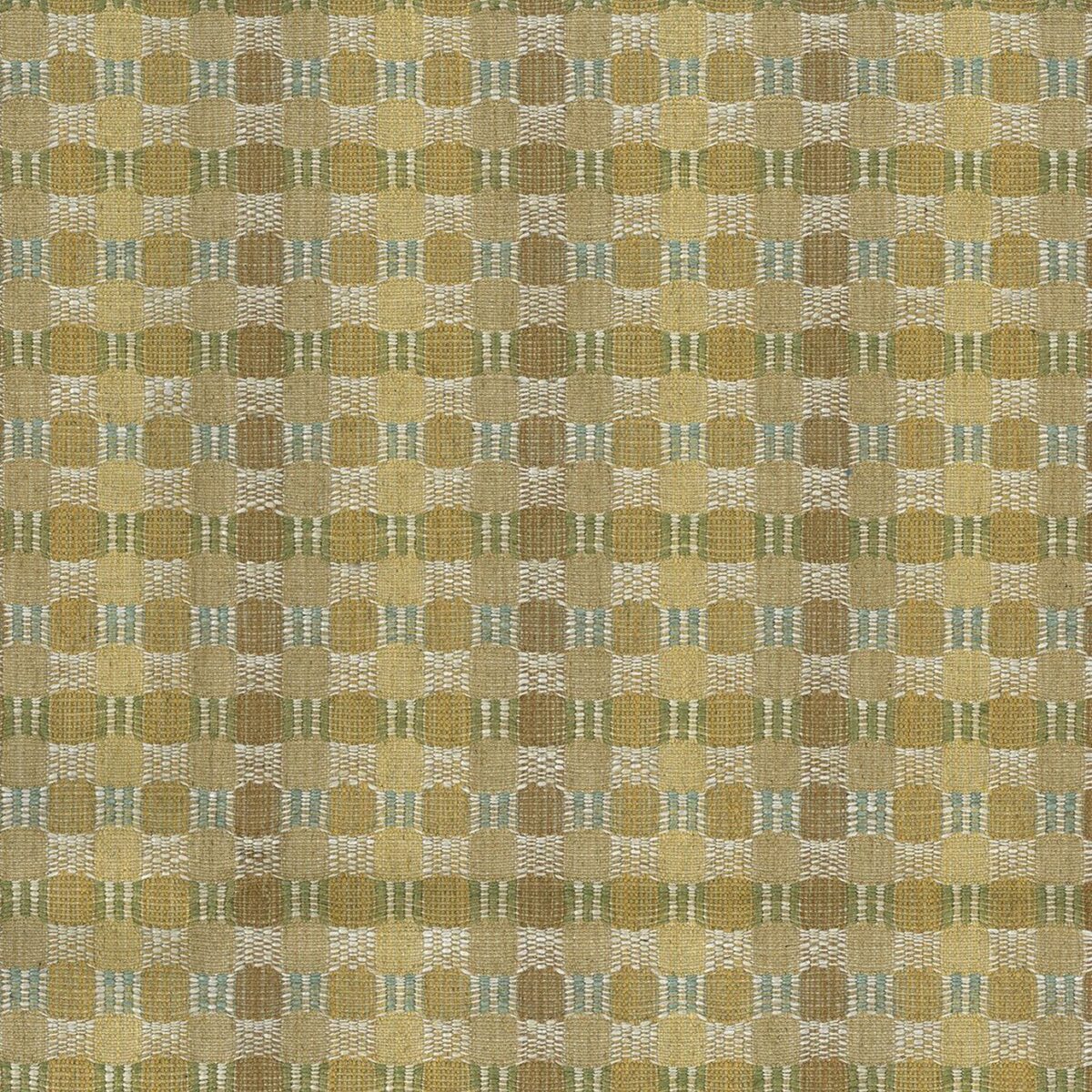 Boulbon Fabric - Ochre by yellow striped woven fabric from Nina Campbell