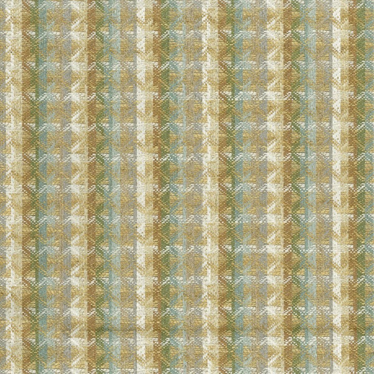 Chicot Fabric - Ochre by yellow geometric jacquard fabric from Nina Campbell