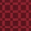 red geometric jacquard fabric from Nina Campbell