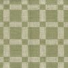 green geometric jacquard fabric from Nina Campbell