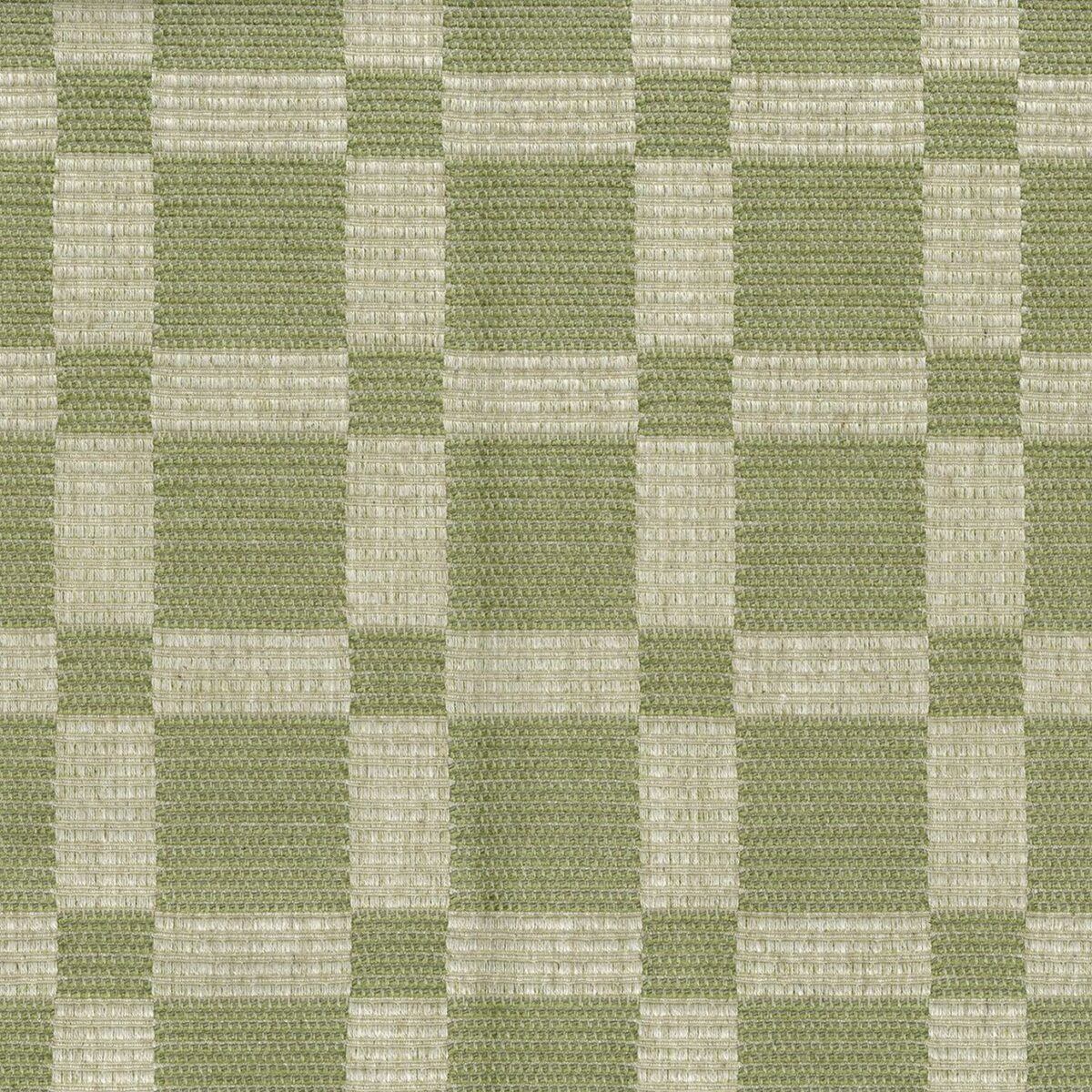 green geometric jacquard fabric from Nina Campbell
