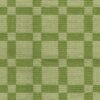green geometric jacquard fabric from Nina Campbell