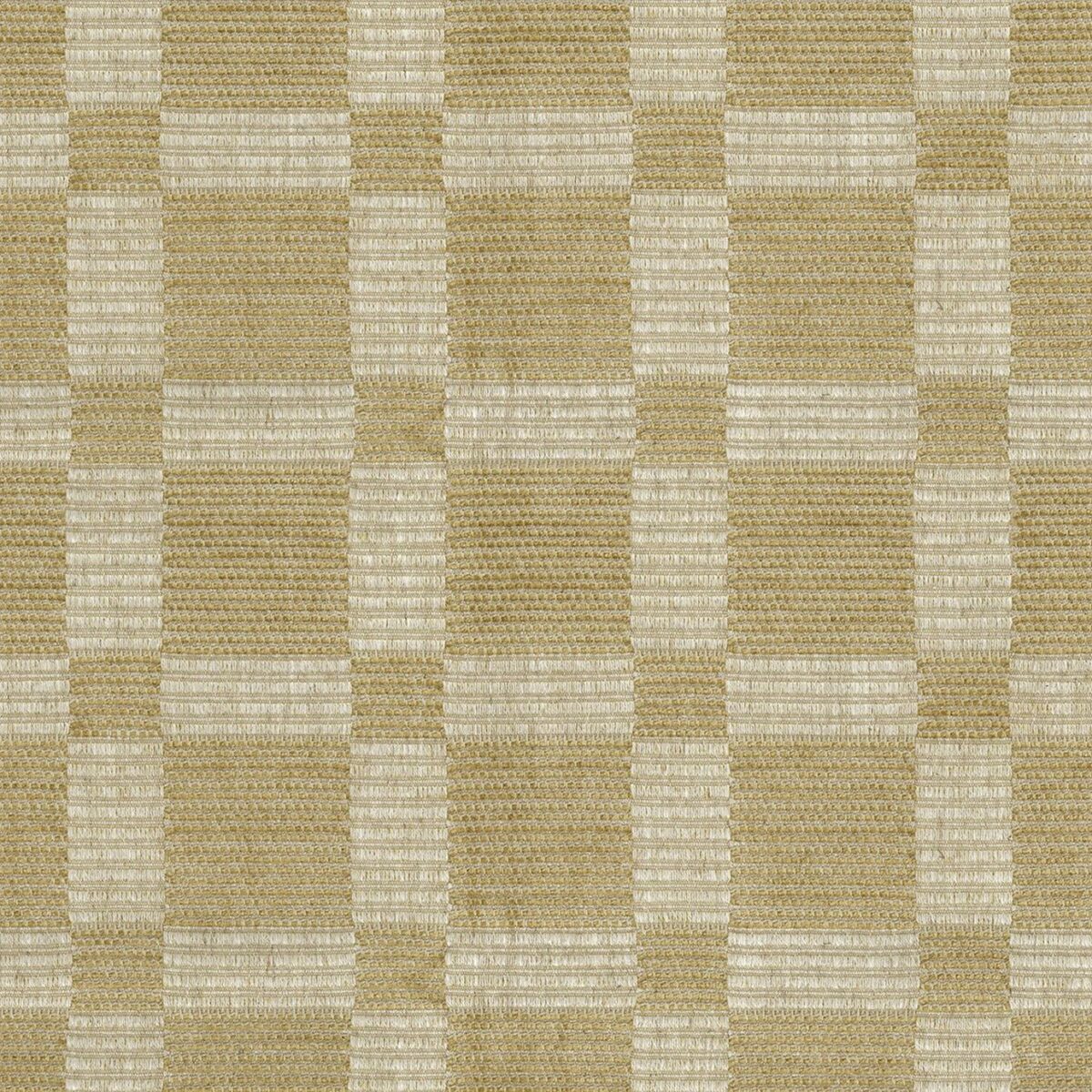 Chautard Fabric - Ochre by yellow geometric jacquard fabric from Nina Campbell